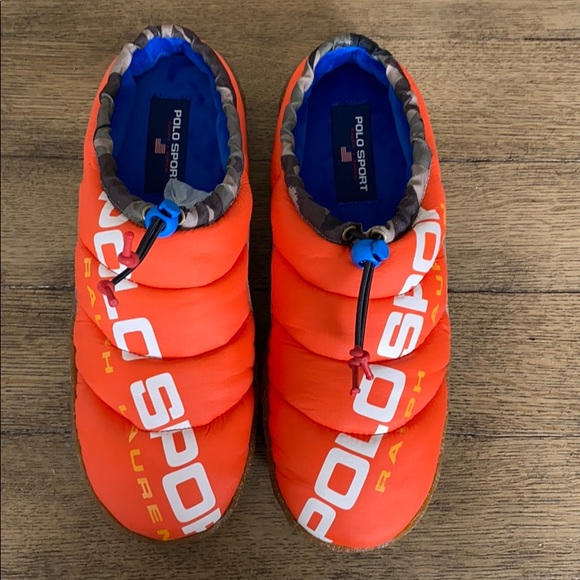 polo puffer slippers
